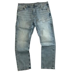 American Eagle Men's Jeans EASYFLEX Straight Blue 36x32 Light Wash